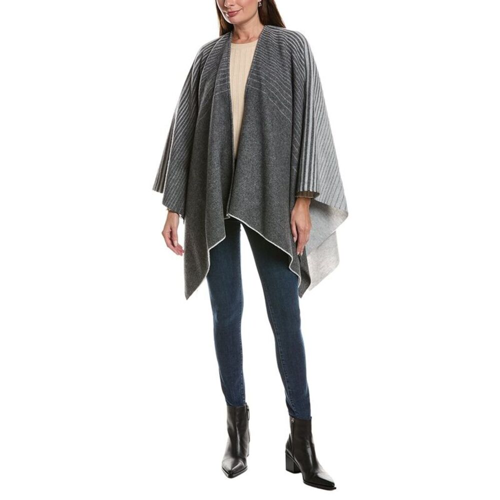 Max Mara Weekend Square Wool-Blend Scarf, Grey